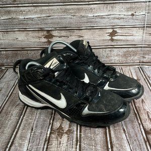 NIKE Land Shark Legacy Football Cleats Men’s 10.5 Black Athletic Shoe 396232-011